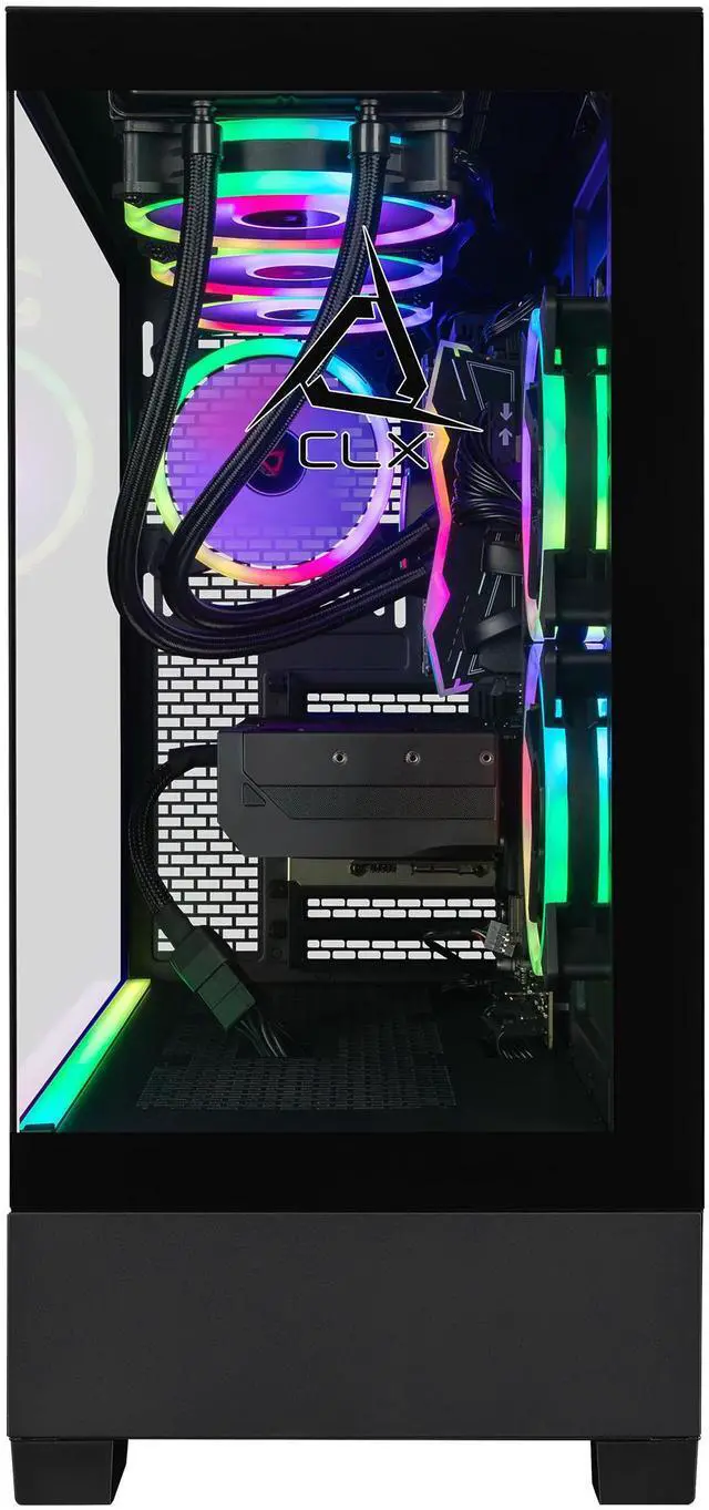 Alt view image 3 of 6 - CLX SET Gaming Desktop - Intel Core i9 14900KF 3.2GHz 24-Core Processor, 64GB DDR5 Memory, GeForce RTX 5080 16GB GDDR7 Graphics, 2TB NVMe M.2 SSD, 4TB HDD, WiFi, Win 11 Home 64-bit
