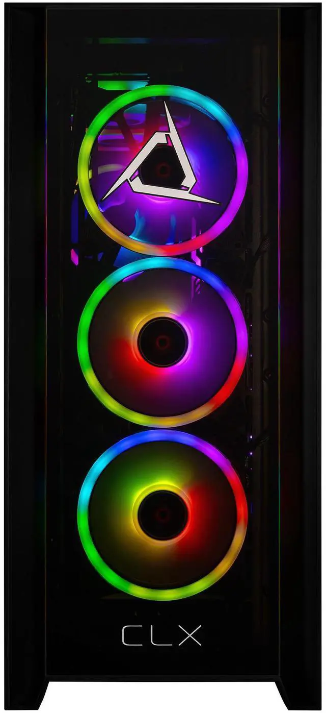 Alt view image 2 of 10 - CLX SET Gaming Desktop - Intel Core Ultra 9 285K 3.7GHz 24-Core Processor, 64GB DDR5 Memory, RTX 5090 32GB GDDR7 Graphics, 2TB NVMe M.2 SSD, 4TB HDD, WiFi, Win 11 Home 64-bit