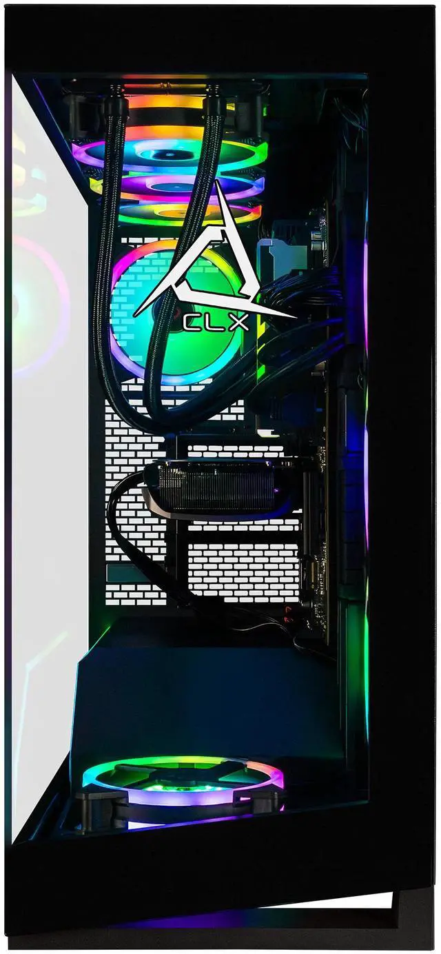 Alt view image 2 of 10 - CLX Horus Gaming Desktop - AMD Ryzen 9 9950X 4.3GHz 16-Core Processor, 96GB DDR5 Memory, RTX 5090 32GB GDDR7 Graphics, 2TB NVMe M.2 SSD, 8TB HDD, WiFi, Win 11 Home 64-bit