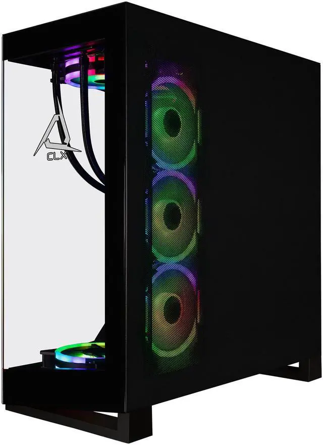 Alt view image 4 of 10 - CLX Horus Gaming Desktop - AMD Ryzen 9 9950X 4.3GHz 16-Core Processor, 96GB DDR5 Memory, RTX 5090 32GB GDDR7 Graphics, 2TB NVMe M.2 SSD, 8TB HDD, WiFi, Win 11 Home 64-bit