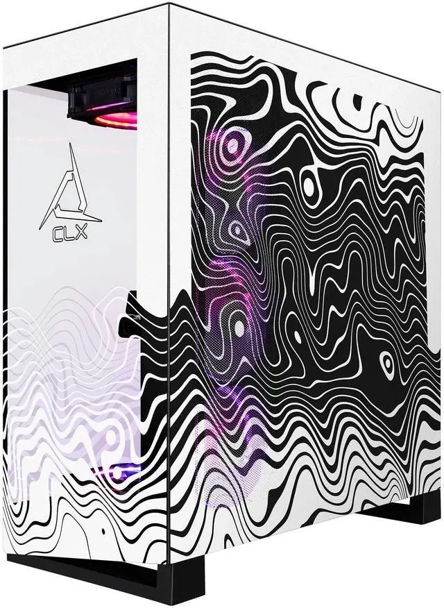 Alt view image 4 of 4 - CLX Horus Gaming Desktop - AMD Ryzen 7 9800X3D 4.7GHz 8-Core Processor, 64GB DDR5 Memory, GeForce RTX 5070 Ti 16GB GDDR7 Graphics, 2TB NVMe M.2 SSD, 6TB HDD, WiFi, Win 11 Home 64-bit