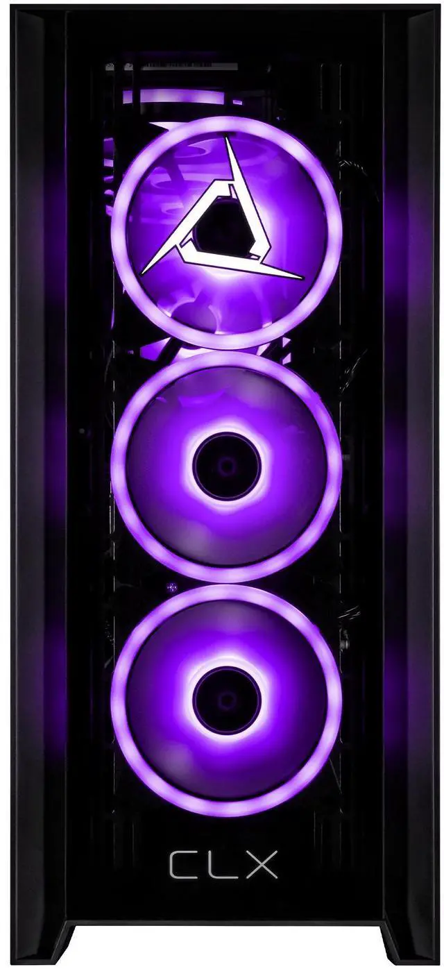 Alt view image 4 of 7 - CLX SET Gaming Desktop - Intel Core i7 14700KF 3.4GHz 20-Core Processor, 32GB DDR5 Memory, GeForce RTX 5070 12GB GDDR7 Graphics, 2TB NVMe M.2 SSD, WiFi, Win 11 Home 64-bit