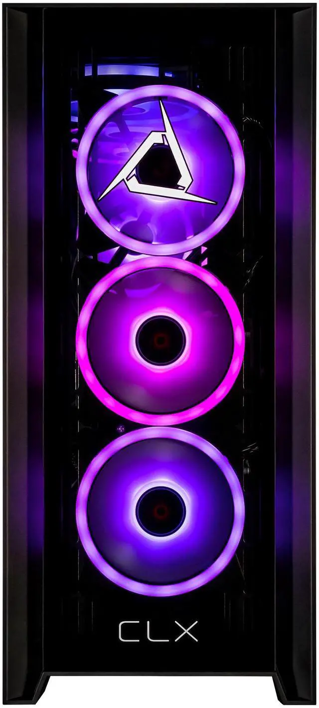 Alt view image 3 of 6 - CLX SET Gaming Desktop - Intel Core Ultra 7 265F 2.4GHz 20-Core Processor, 32GB DDR5 Memory, GeForce RTX 5070 12GB GDDR7 Graphics, 2TB NVMe M.2 SSD, WiFi, Win 11 Home 64-bit