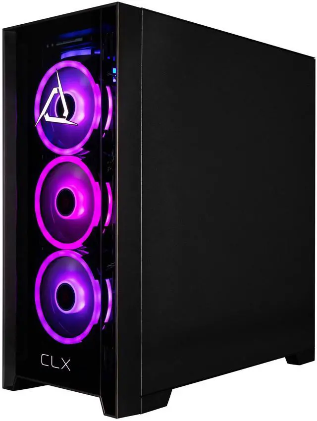 Alt view image 5 of 6 - CLX SET Gaming Desktop - Intel Core Ultra 7 265F 2.4GHz 20-Core Processor, 32GB DDR5 Memory, GeForce RTX 5070 12GB GDDR7 Graphics, 2TB NVMe M.2 SSD, WiFi, Win 11 Home 64-bit
