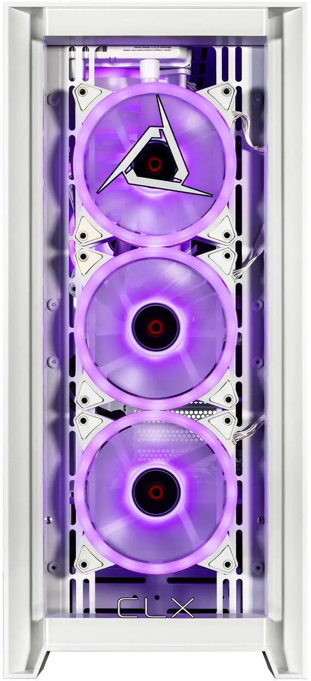 Alt view image 2 of 8 - CLX SET Gaming Desktop - Intel Core Ultra 9 285K 3.7GHz 24-Core Processor, 64GB DDR5 Memory, GeForce RTX 5070 12GB GDDR7 Graphics, 2TB NVMe M.2 SSD, 4TB HDD, WiFi, Win 11 Home 64-bit