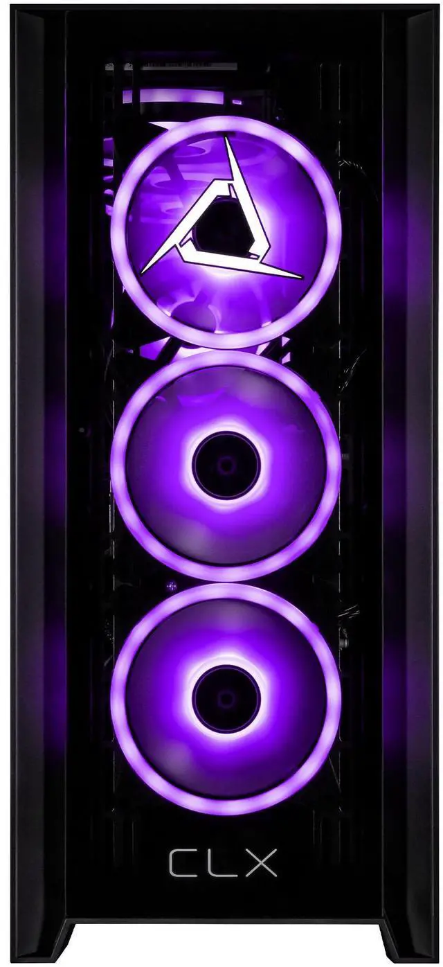 Alt view image 2 of 4 - CLX SET Gaming Desktop - AMD Ryzen 7 7800X3D 4.2GHz 8-Core Processor, 32GB DDR5 Memory, Radeon RX 9070 XT 16GB GDDR6 Graphics, 2TB NVMe M.2 SSD, WiFi, Win 11 Home 64-bit