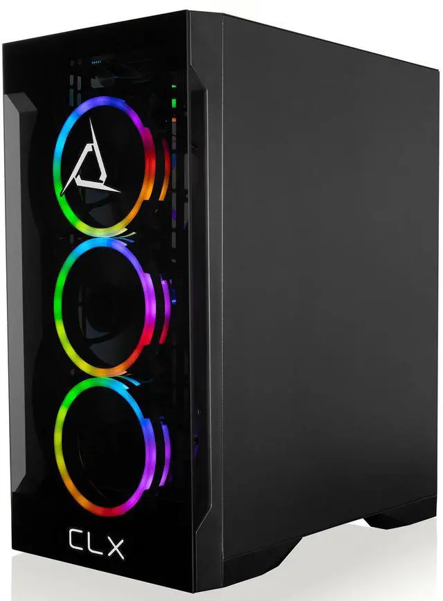 Alt view image 4 of 4 - CLX SET Gaming Desktop - AMD Ryzen 7 9700X 3.8GHz 8-Core Processor, 32GB DDR5 Memory, GeForce RTX 5060 Ti 16GB GDDR7 Graphics, 2TB NVMe M.2 SSD, WiFi, Win 11 Home 64-bit
