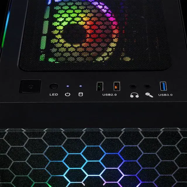 Alt view image 4 of 6 - CLX SET Gaming Desktop - AMD Ryzen 5 8600G 4.3GHz 6-Core Processor, 16GB DDR5 Memory, Radeon 760M 2GB Shared Graphics, 500GB NVMe M.2 SSD, WiFi, Win 11 Home 64-bit