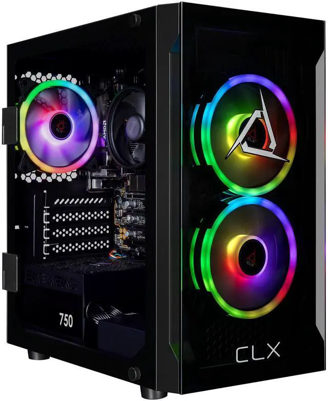 Main image of CLX SET Gaming Desktop - AMD Ryzen 7 8700G 4.2GHz 8-Core Processor, 16GB DDR5 Memory, Radeon 780M 4GB Shared Graphics, 1TB NVMe M.2 SSD, WiFi, Win 11 Home 64-bit