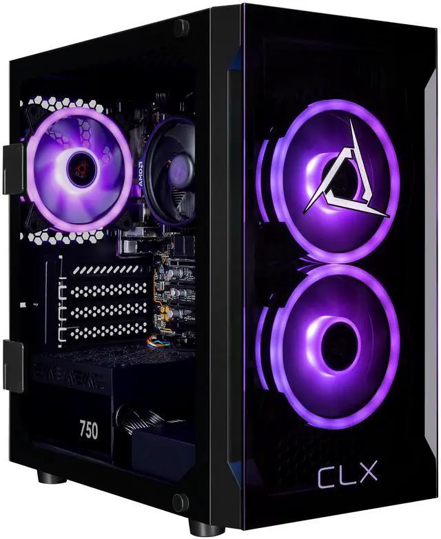 Alt view image 5 of 6 - CLX SET Gaming Desktop - AMD Ryzen 7 8700G 4.2GHz 8-Core Processor, 16GB DDR5 Memory, Radeon 780M 4GB Shared Graphics, 1TB NVMe M.2 SSD, WiFi, Win 11 Home 64-bit
