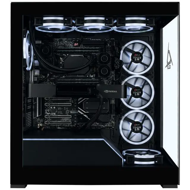Alt view image 2 of 4 - CLX Horus Creator Workstation - Liquid Cooled AMD Ryzen Threadripper 7960X 4.2GHz 24-Core CPU, 64GB DDR5 ECC REG Memory, RTX PRO 4000 24GB GDDR7 ECC Graphics, 1TB SSD, 4TB HDD, WiFi, Windows 11 Home