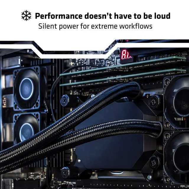 Alt view image 3 of 4 - CLX Horus Creator Workstation - Liquid Cooled AMD Ryzen Threadripper 7960X 4.2GHz 24-Core CPU, 64GB DDR5 ECC REG Memory, RTX PRO 4000 24GB GDDR7 ECC Graphics, 1TB SSD, 4TB HDD, WiFi, Windows 11 Home