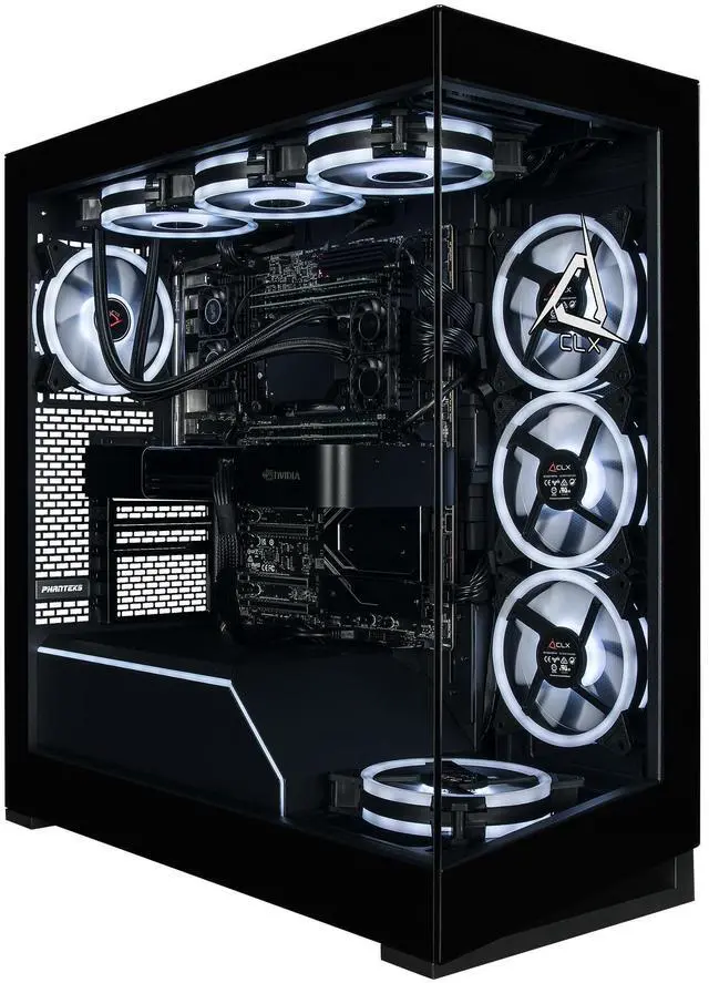 Main image of CLX Horus Creator Workstation - Liquid Cooled AMD Ryzen Threadripper 7960X 4.2GHz 24-Core CPU, 64GB DDR5 ECC REG Memory, RTX PRO 4000 24GB GDDR7 ECC Graphics, 1TB SSD, 4TB HDD, WiFi, Windows 11 Home