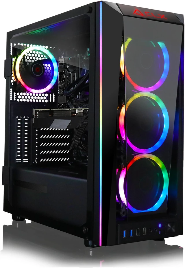 Main image of CLX SET - Liquid Cooled Intel Core i9 10850K 3.6Ghz 10-Core Processor, 16GB DDR4 Memory, GeForce RTX 3070 8GB GDDR6 Graphics, 480GB SSD, 2TB HDD, WiFi, Windows 11 Home 64-bit