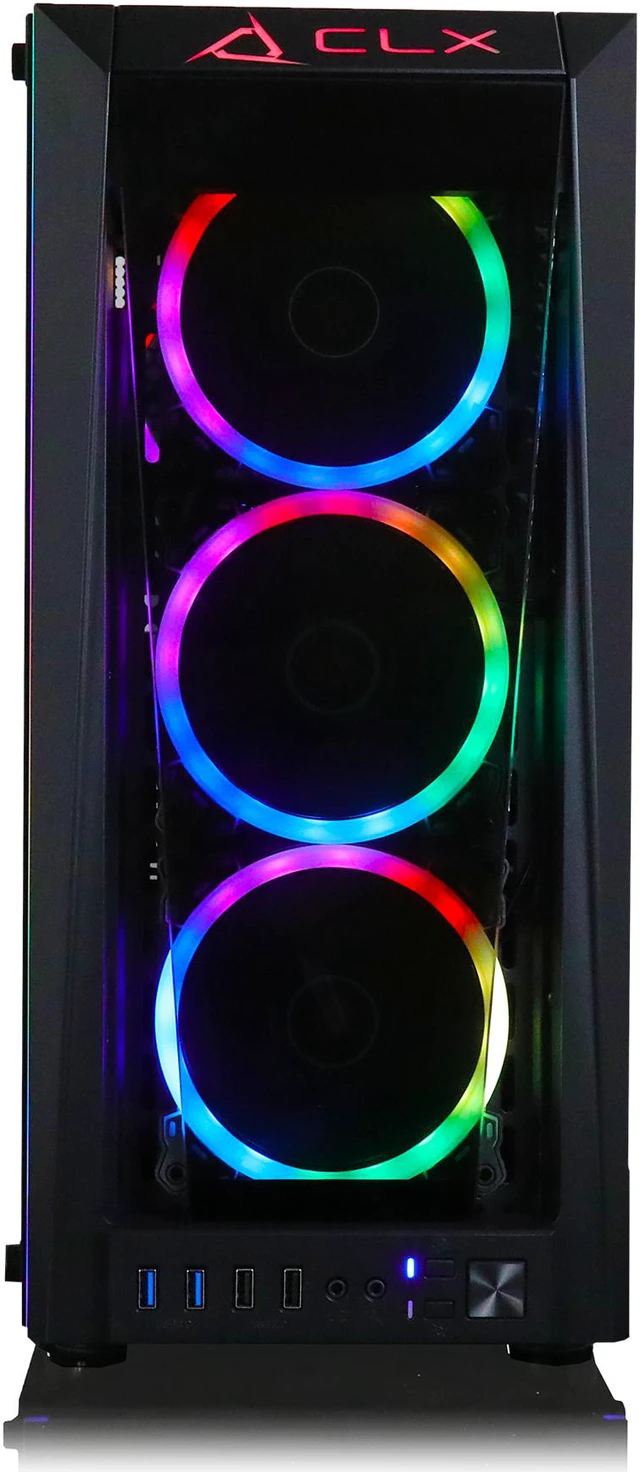 Alt view image 3 of 6 - CLX SET - Liquid Cooled Intel Core i9 10850K 3.6Ghz 10-Core Processor, 16GB DDR4 Memory, GeForce RTX 3070 8GB GDDR6 Graphics, 480GB SSD, 2TB HDD, WiFi, Windows 11 Home 64-bit