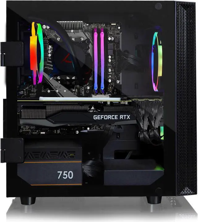 Alt view image 6 of 6 - CLX SET VR-Ready Gaming Desktop - Liquid Cooled AMD Ryzen 9 5900X 3.7GHz 12-Core Processor, 16GB DDR4 Memory, GeForce RTX 3060 Ti 8GB GDDR6 Graphics, 480GB SSD, 2TB HDD, WiFi, Windows 11 Home 64-bit