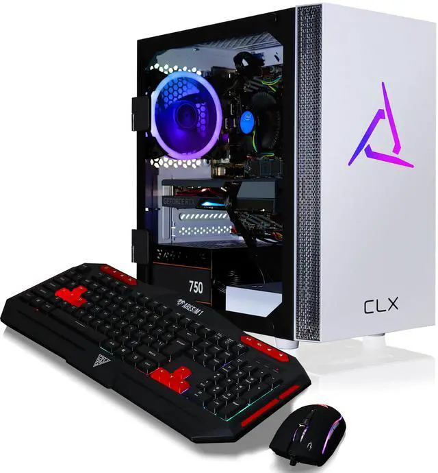 Alt view image 5 of 8 - CLX SET Gaming Desktop - Intel Core i5 10400F 2.9GHz 6-Core Processor, 16GB DDR4 Memory, GeForce RTX 3060 12GB GDDR6 Graphics, 500GB NVMe M.2 SSD, 2TB HDD, WiFi, Win 11 Home 64-bit