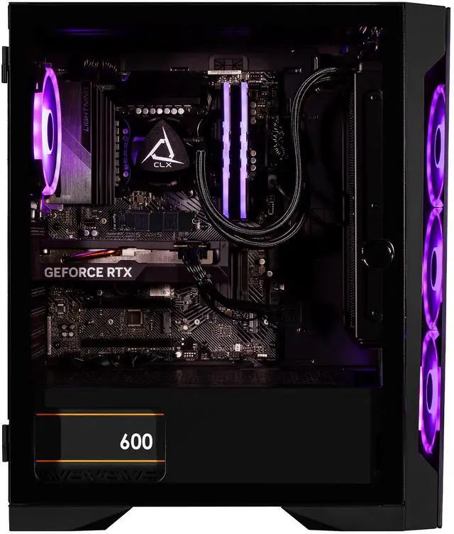 Alt view image 3 of 11 - CLX SET Gaming Desktop - Intel Core i7 13700KF 3.4GHz 16-Core Processor, 32GB DDR5 Memory, GeForce RTX 4060 8GB GDDR6 Graphics 1TB NVMe M.2 SSD, 4TB HDD, WiFi, Win 11 Home 64-bit