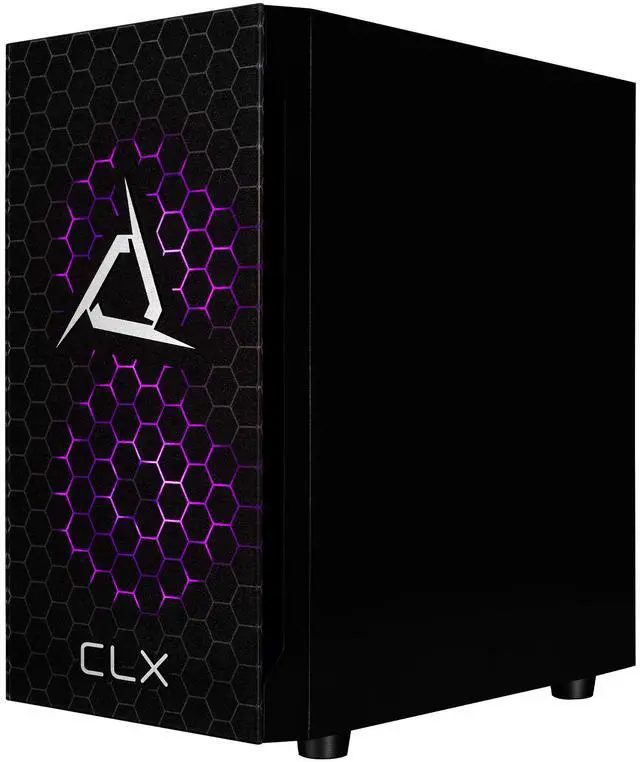 Alt view image 6 of 10 - CLX SET Gaming Desktop - AMD Ryzen 7 7700X 4.5GHz 8-Core Processor, 32GB DDR5 Memory, GeForce RTX 4060 8GB GDDR6 Graphics 1TB NVMe M.2 SSD, 2TB HDD, WiFi, Win 11 Home 64-bit