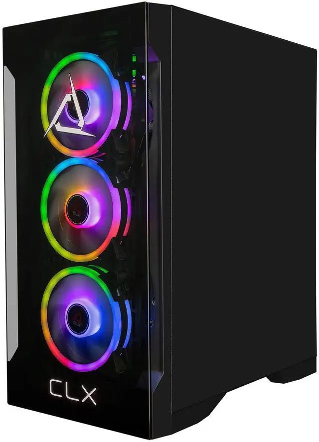 Alt view image 6 of 7 - CLX SET Gaming Desktop - Intel Core i9 14900KF 3.2GHz 24-Core Processor, 32GB DDR5 Memory, GeForce RTX 5060 Ti 16GB GDDR7 Graphics, 2TB NVMe M.2 SSD, WiFi, Win 11 Home 64-bit