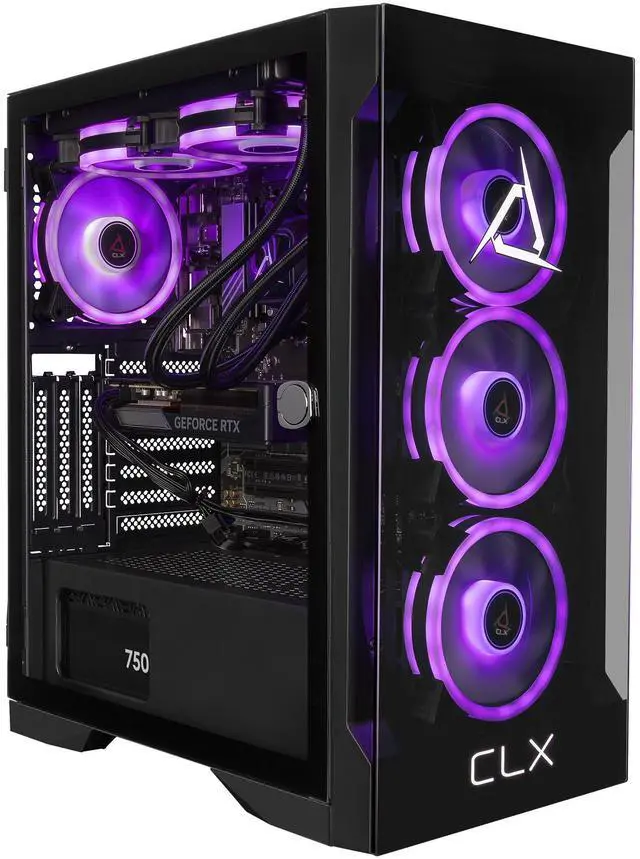 Alt view image 5 of 7 - CLX SET Gaming Desktop - AMD Ryzen 7 9700X 3.8GHz 8-Core Processor, 32GB DDR5 Memory, GeForce RTX 5060 Ti 16GB GDDR7 Graphics, 2TB NVMe M.2 SSD, WiFi, Win 11 Home 64-bit