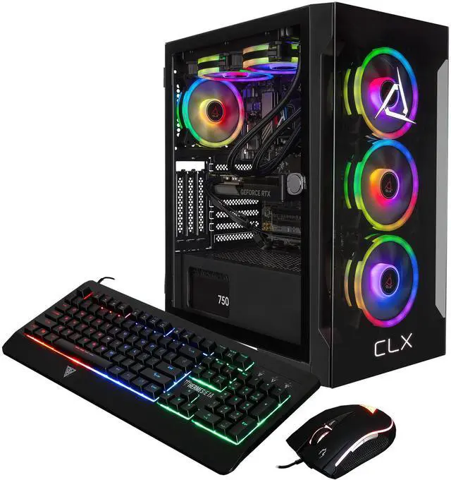 Alt view image 7 of 7 - CLX SET Gaming Desktop - AMD Ryzen 7 9700X 3.8GHz 8-Core Processor, 32GB DDR5 Memory, GeForce RTX 5060 Ti 16GB GDDR7 Graphics, 2TB NVMe M.2 SSD, WiFi, Win 11 Home 64-bit