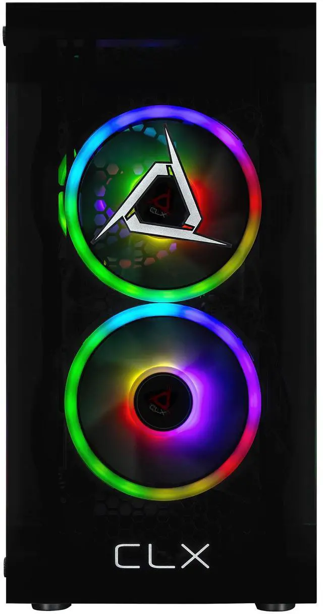 Alt view image 3 of 7 - CLX SET Gaming Desktop - Intel Core i5 14400F 2.5GHz 10-Core Processor, 32GB DDR5 Memory, GeForce RTX 5060 8GB GDDR7 Graphics, 2TB NVMe M.2 SSD, WiFi, Win 11 Home 64-bit