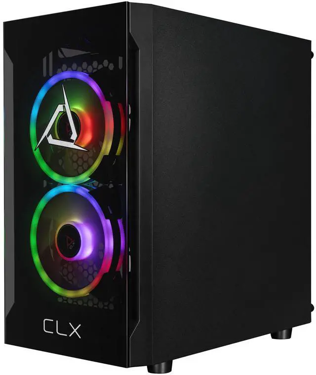 Alt view image 6 of 7 - CLX SET Gaming Desktop - Intel Core i5 14400F 2.5GHz 10-Core Processor, 32GB DDR5 Memory, GeForce RTX 5060 8GB GDDR7 Graphics, 2TB NVMe M.2 SSD, WiFi, Win 11 Home 64-bit