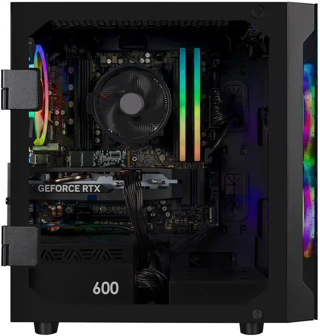 Alt view image 2 of 7 - CLX SET Gaming Desktop - AMD Ryzen 5 8400F 4.2GHz 6-Core Processor, 32GB DDR5 Memory, GeForce RTX 5060 8GB GDDR7 Graphics, 2TB NVMe M.2 SSD, WiFi, Win 11 Home 64-bit