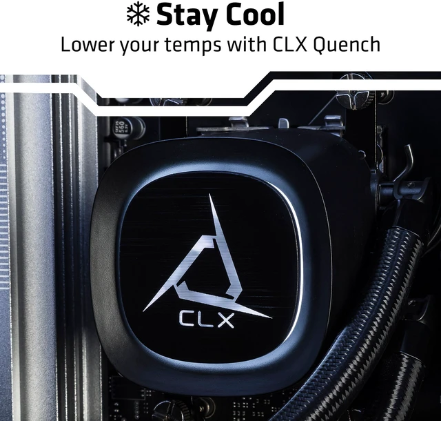 Alt view image 4 of 7 - CLX Set Creator Workstation - Liquid Cooled AMD Ryzen 9 9950X 4.3GHz 16-Core Processor, 96GB DDR5 Memory, RTX PRO 5000 48GB GDDR7 ECC Graphics, 2TB SSD, WiFi, Windows 11 Pro 64-bit