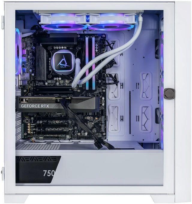Alt view image 2 of 11 - CLX SET Gaming Desktop - Intel Core Ultra 7 265KF 3.9GHz 20-Core Processor, 64GB DDR5 Memory, GeForce RTX 5060 Ti 16GB GDDR7 Graphics, 2TB NVMe M.2 SSD, WiFi, Win 11 Home 64-bit