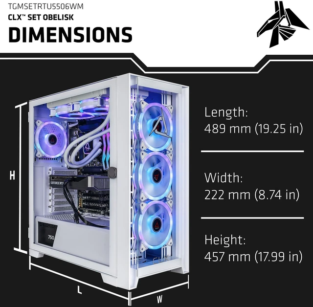 Alt view image 6 of 11 - CLX SET Gaming Desktop - Intel Core Ultra 7 265KF 3.9GHz 20-Core Processor, 64GB DDR5 Memory, GeForce RTX 5060 Ti 16GB GDDR7 Graphics, 2TB NVMe M.2 SSD, WiFi, Win 11 Home 64-bit