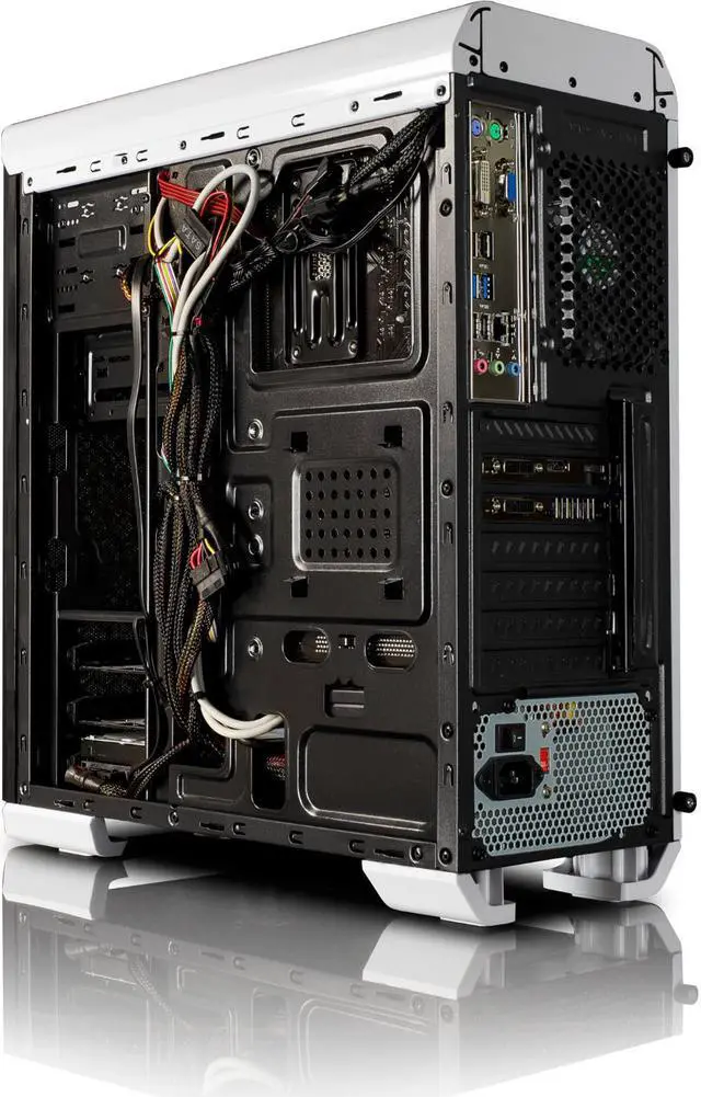 Alt view image 6 of 7 - CybertronPC Gaming Desktop Computer Rhodium (White/Red) AMD FX-8300 (3.30 GHz) 16GB DDR3 1TB HDD NVIDIA GeForce GTX 1060 6GB GDDR5 Logitech Keyboard and Mouse MS Windows 10 Home