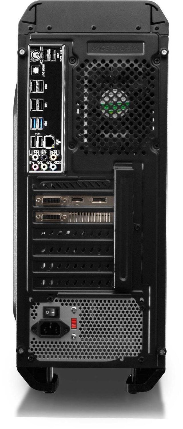 Alt view image 4 of 7 - CybertronPC Gaming Desktop Computer Rhodium (Black/Blue) AMD FX-4300 3.80GHz (4 Cores) 8GB DDR3 1TB HDD NVIDIA GeForce GTX 1050 2GB GDDR5 DVD-RW Drive MS Windows 10 Home 64-Bit