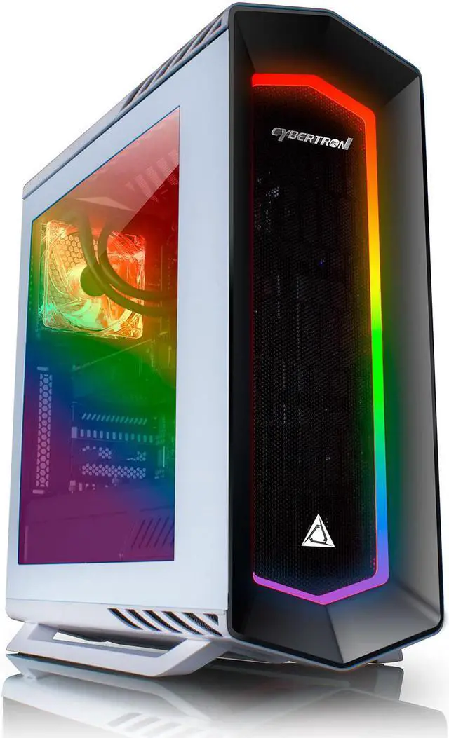Main image of CybertronPC Gaming PC Celestrium AMD Ryzen 7 1800X 3.6GHz (8 Cores) 16GB DDR4 3TB HDD & 512GB NVMe PCIe M.2 SSD GTX 1070 8GB GDDR5 MS Windows 10 Home 64-Bit