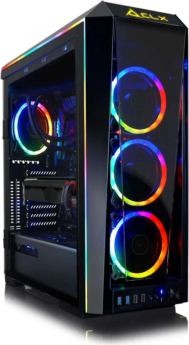 CLX SET VR-Ready Gaming Desktop w/ Intel Core i7 9700KF 8-Core 3.6 