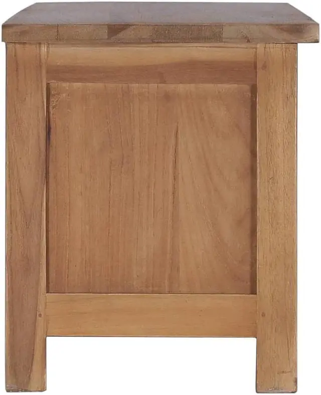 Alt view image 3 of 11 - vidaXL TV Cabinet 35.4"x11.8"x13.8" Solid Teak Wood