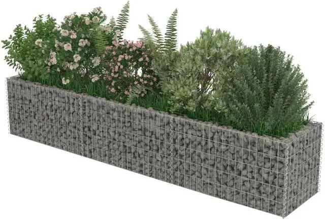 Alt view image 3 of 14 - vidaXL Raised Garden Bed Raised Flower Bed Raised Garden Box Solid Acacia Wood
