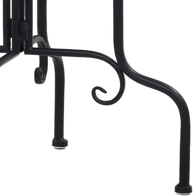 Alt view image 4 of 14 - vidaXL Side Table Patio Plant Table Stand Flower Pot Stand Terracotta Ceramic