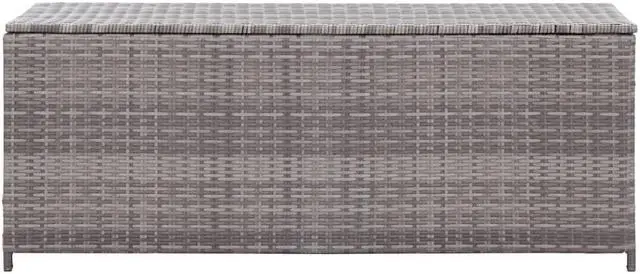 Alt view image 9 of 14 - vidaXL Patio Storage Chest Deck Box with Lid Patio Cabinet Storage Chest Gray