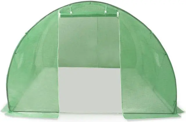 Alt view image 5 of 13 - vidaXL Greenhouse Outdoor Grow House Green House for Plant Growing Gardening