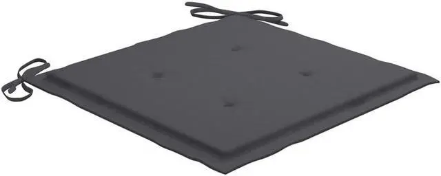 Alt view image 17 of 19 - vidaXL Garden Chair Cushions 2 pcs Anthracite 50x50x4 cm Oxford Fabric