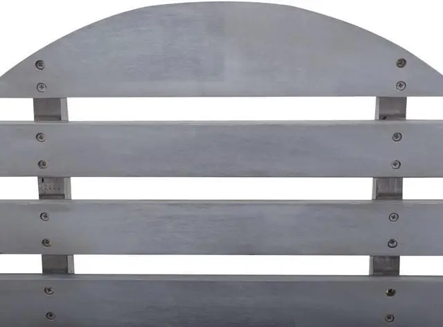 Alt view image 4 of 12 - vidaXL Folding Adirondack Chair Lawn Chair for Porch Solid Wood Acacia Gray