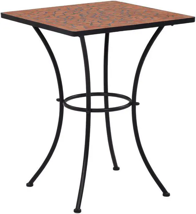Main image of vidaXL Patio Dining Set Outdoor Dining Set Table and Chair Set 5 Piece Black
