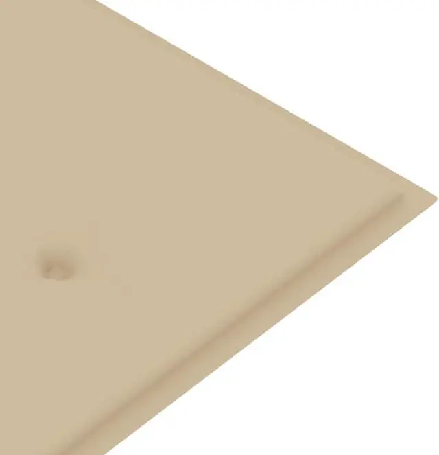Alt view image 4 of 14 - vidaXL Garden Bench Cushion Beige 120x50x4 cm Oxford Fabric