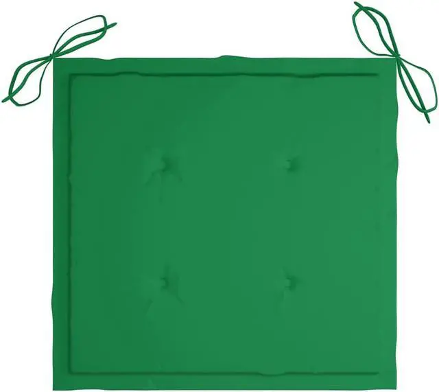 Alt view image 3 of 15 - vidaXL Chair Cushion 4 Pcs Outdoor Patio Seat Cushion Green Oxford Fabric
