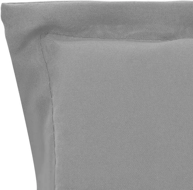 Alt view image 5 of 12 - vidaXL Chair Cushion 4 Pcs Outdoor Patio Chair Cushion Pad Gray Oxford Fabric