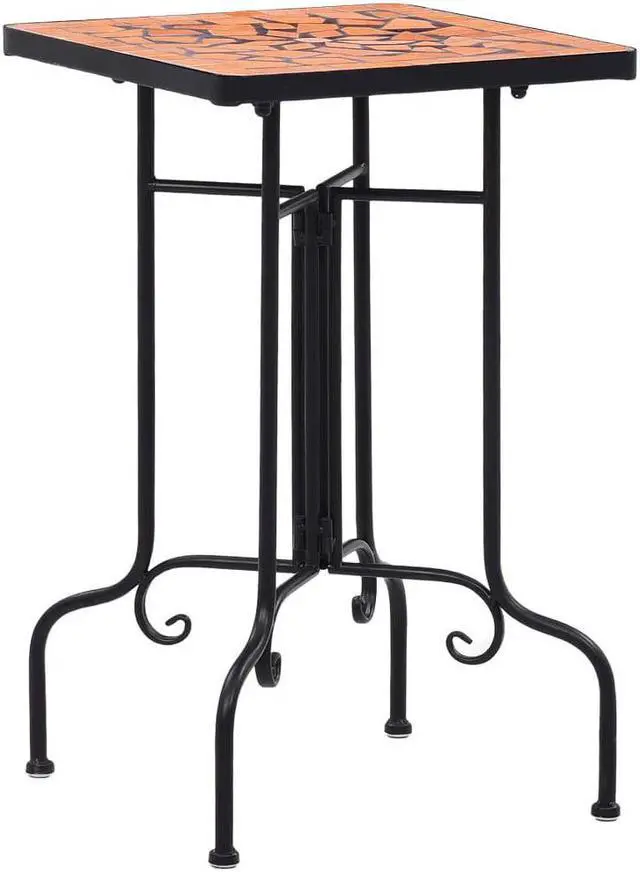 Main image of vidaXL Side Table Patio Plant Table Stand Flower Pot Stand Terracotta Ceramic