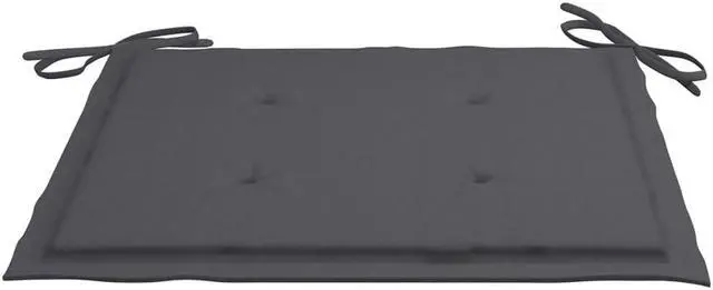 Alt view image 18 of 19 - vidaXL Garden Chair Cushions 2 pcs Anthracite 50x50x4 cm Oxford Fabric