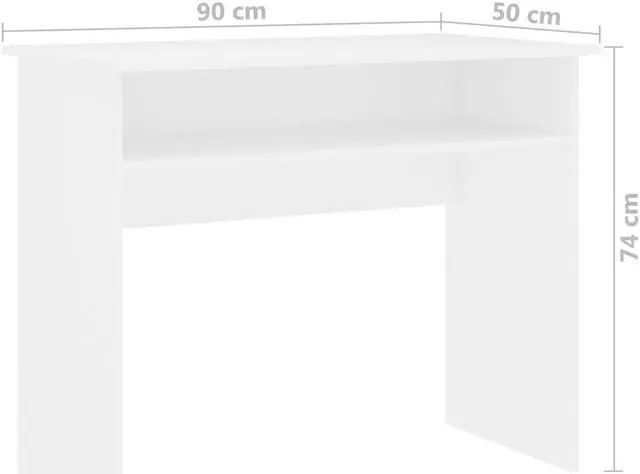 Alt view image 14 of 18 - vidaXL Writing Desk with Drawers 39.4"x21.7"x29.5" Solid Mango Wood